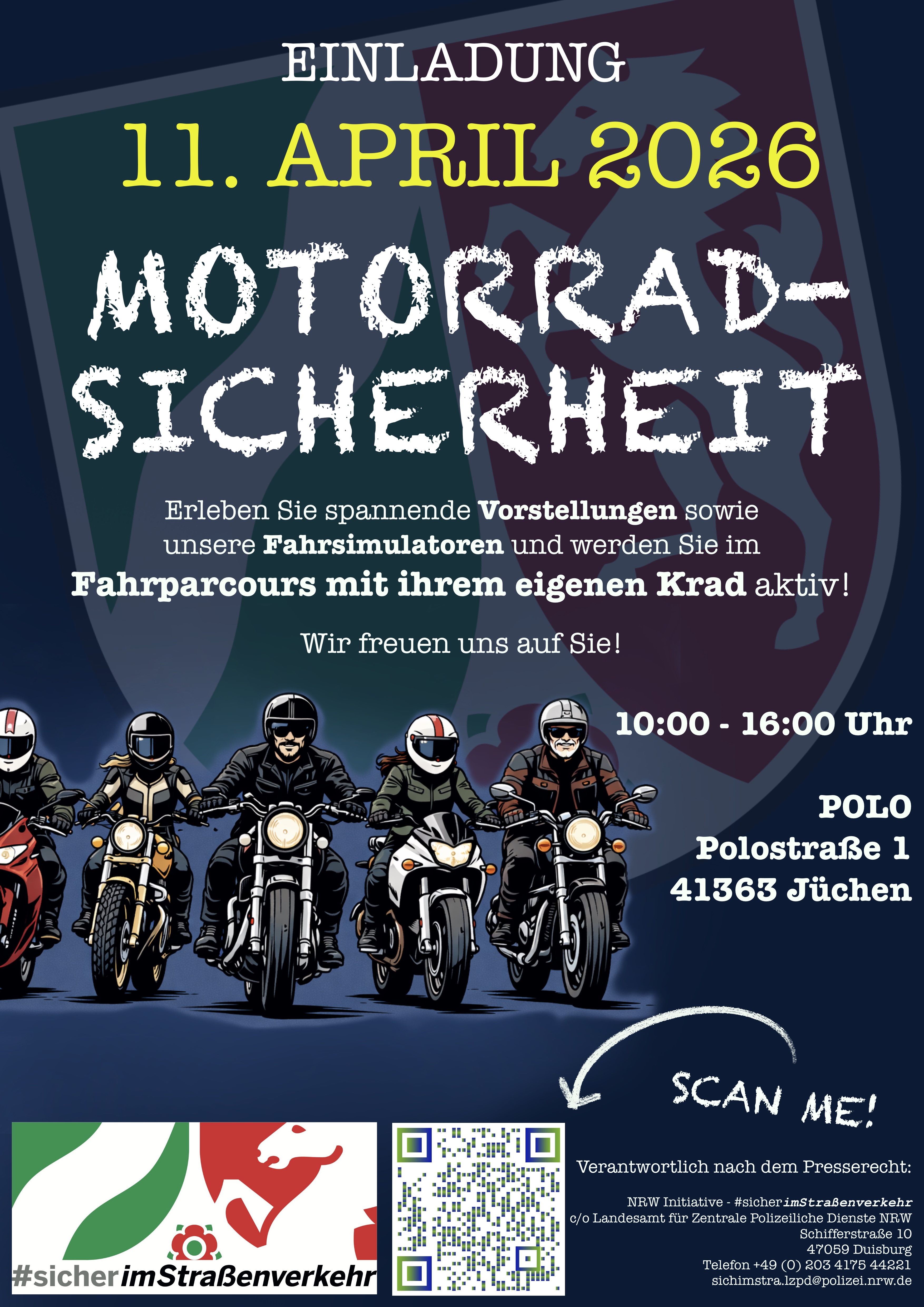 Plakat Motorradsicherheit 04/26