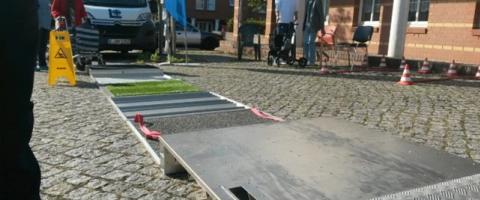 Der Übungsparcour für ein Rollator-Training