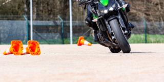 Fahrsicherheitstraining eines Motorrades